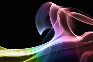 Image showing Multicolored smoke