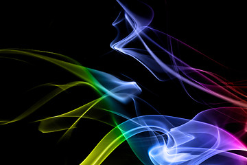 Image showing Multicolored smoke