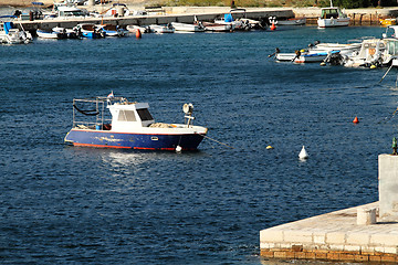 Image showing Small motorboat 