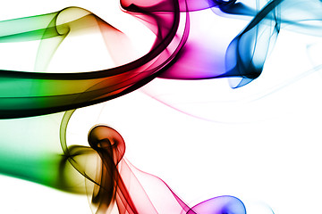 Image showing Multicolored smoke