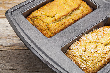 Image showing freshly baked coconut bread