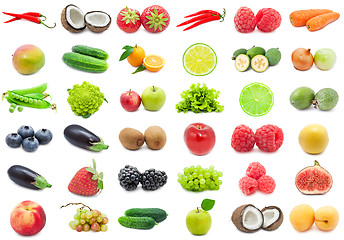 Image showing Fruits and Vegetables