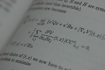 Image showing Mathematical equation
