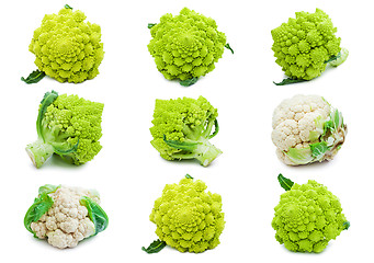 Image showing Cauliflower and broccoli