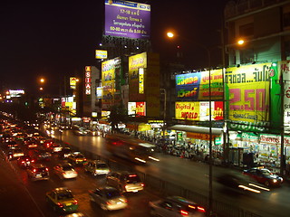 Image showing Traffic at night