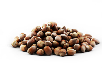 Image showing Tasty hazelnuts, close up