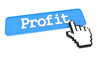 Image showing Profit Button with Hand Cursor.