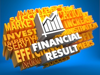 Image showing Financial Result. Wordcloud Concept.