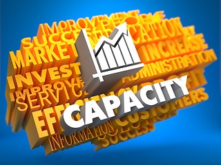 Image showing Capacity. Wordcloud Concept.