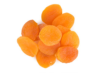 Image showing Dried apricot isolated