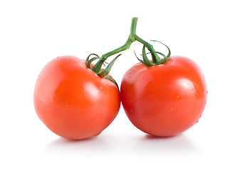 Image showing Two ripe tomatoes