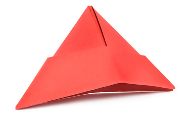 Image showing Red paper hat