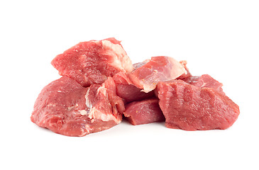 Image showing Red meat isolated