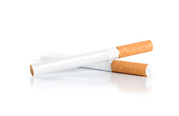 Image showing Two cigarettes (Path)