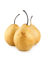 Image showing Three pears