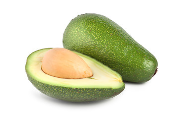 Image showing Tropical fruit avocado isolated