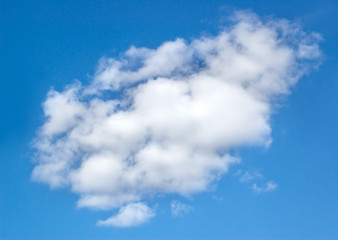 Image showing Clouds on blue sky