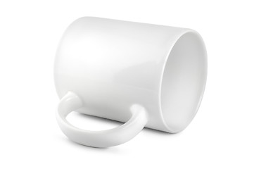 Image showing Cup white isolated