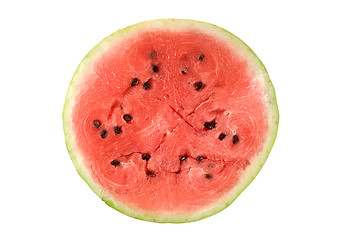 Image showing Watermelon slice isolated