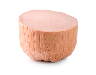 Image showing Cooked pork sausage isolated