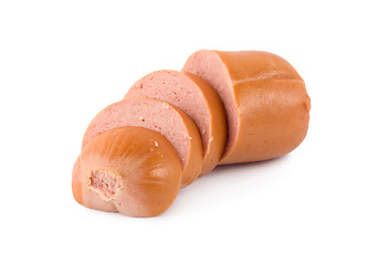 Image showing Sausage isolated on a white