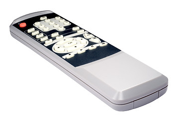 Image showing Isolated gray remote control