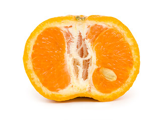 Image showing Ripe tangerine isolated