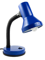 Image showing Dark blue lamp