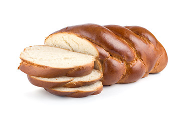 Image showing Chunks of sweet bread isolated