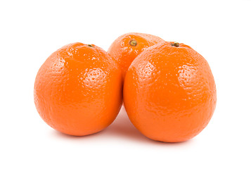 Image showing Three ripe orange