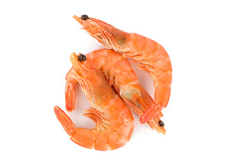 Image showing Prepared shrimp