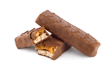 Image showing Chocolate with caramel