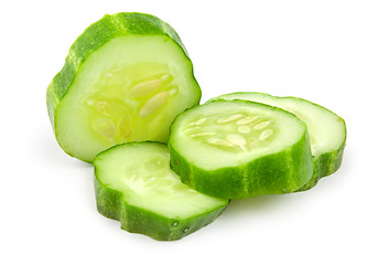 Image showing Cucumber  isolated 