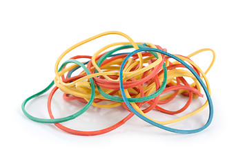 Image showing Elastic bands