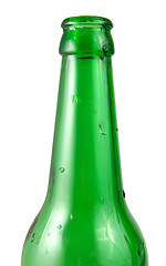 Image showing Green bottle isolated