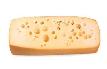 Image showing Dutch cheese isolated