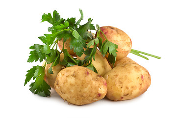 Image showing Potato and parsley