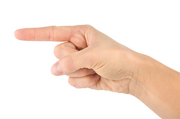 Image showing Finger isolated 