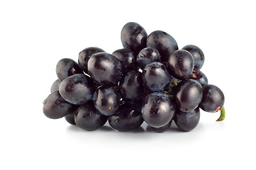 Image showing Blue grape isolated