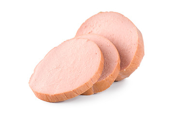 Image showing Sliced sausage