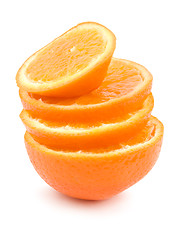 Image showing Ripe oranges isolated