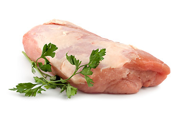 Image showing Raw pork isolated
