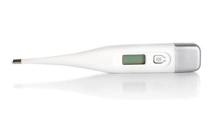 Image showing Digital thermometer Isolated (Path)