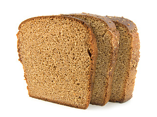 Image showing Bread isolated on a white