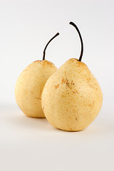 Image showing Two pears