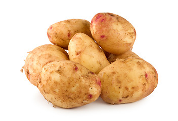 Image showing Raw potatoes