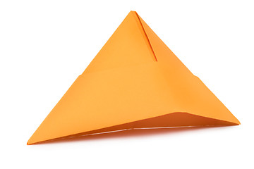 Image showing Orange paper hat