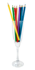 Image showing Colored pencils