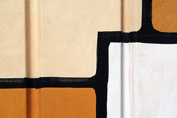 Image showing Abstract painting on a wall