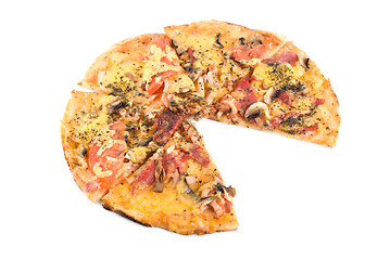 Image showing Combo pizza